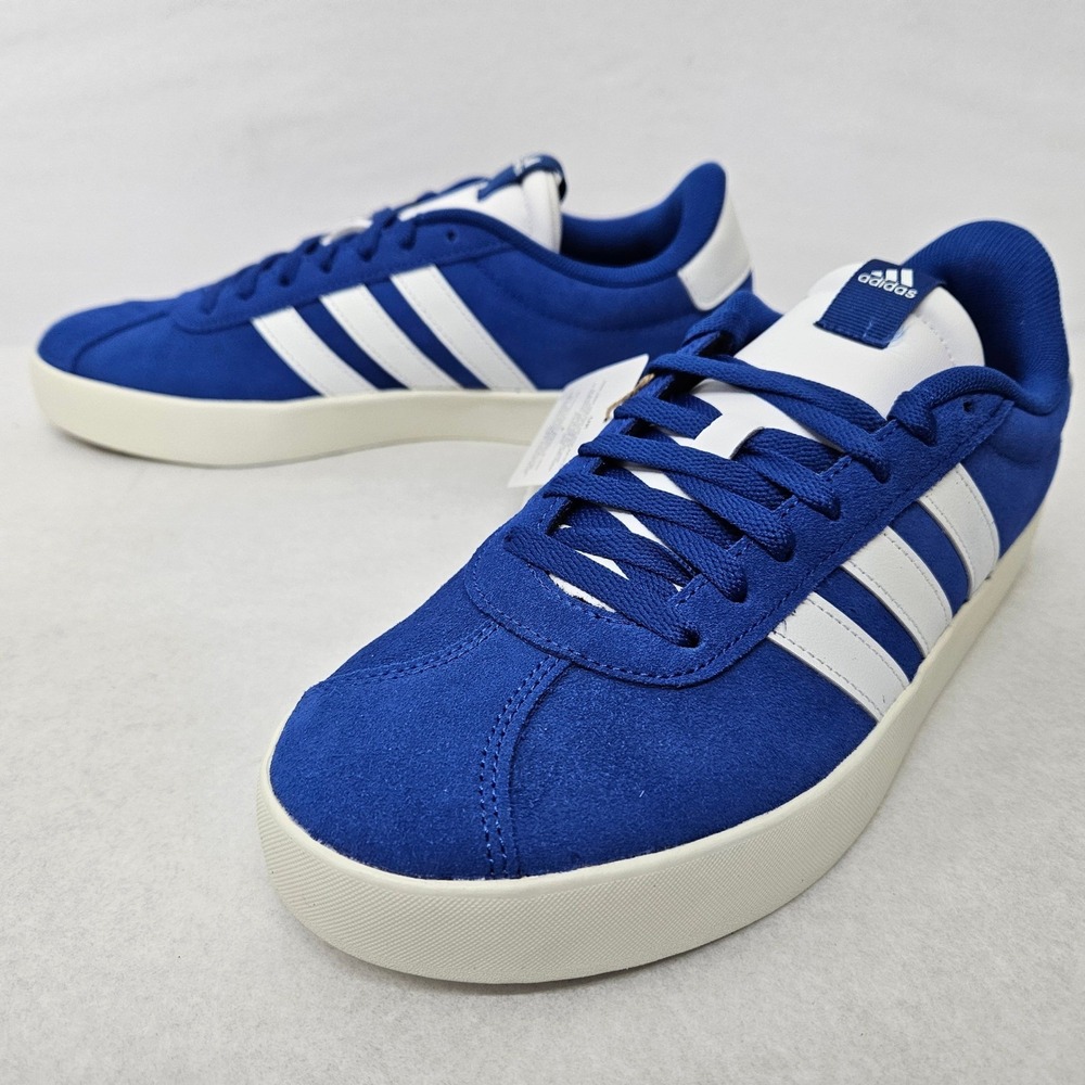 Adidas VL Court 3.0‎ Skateboarding Shoes IF4458 Blue White Men's Size 10 - Picture 4 of 11